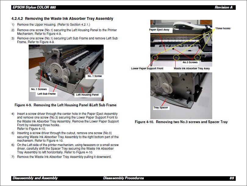 EPSON color-880 Service Manual-4